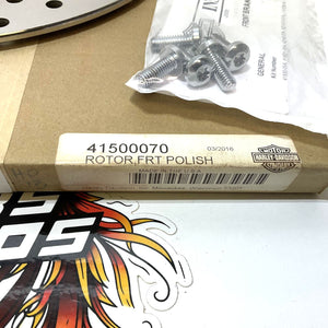 NOS Genuine 2000-2014 Harley Turbine 11.5" Front Brake Rotor 41500070