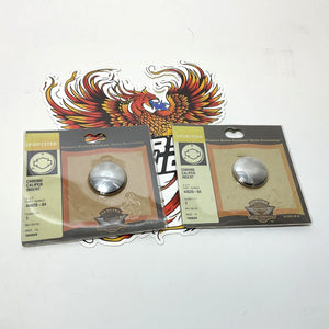 NOS Genuine Harley 2004 Up Sportster XL Lot of 2 Chrome Caliper Inserts 44620-04