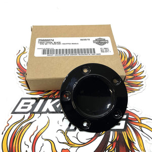 NEW Genuine Harley 1999 Up Twin Cam Plain Gloss Black Timing Cover 25600074