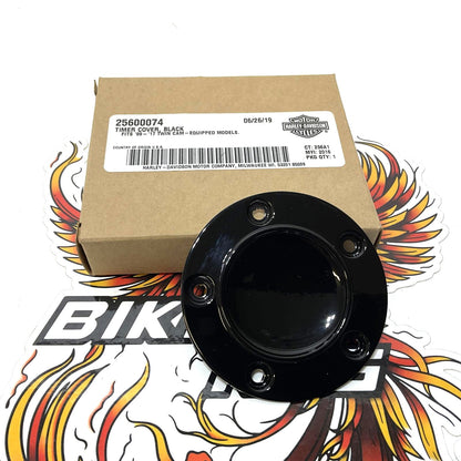 NEW Genuine Harley 1999 Up Twin Cam Plain Gloss Black Timing Cover 25600074