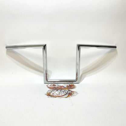 LA Choppers Narrow-Z Old School Handlebar 10" Chrome 0601-2056 LA-7380-10