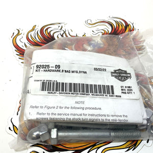 NOS Genuine Harley 2002-2005 Dyna Saddlebag Hardware Kit 92025-09