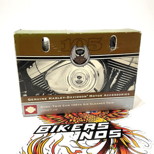 NOS Genuine Harley 2008 Up Dyna 105th Anniversary Air Cleaner Cover 29087-08