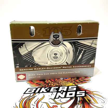 NOS Genuine Harley 2008 Up Dyna 105th Anniversary Air Cleaner Cover 29087-08