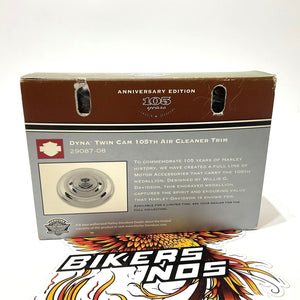NOS Genuine Harley 2008 Up Dyna 105th Anniversary Air Cleaner Cover 29087-08