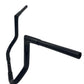 FBI 1-1/4" 12" Batwing Ape Handlebar EZ Install Flat Top Black 705012-B