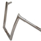 FBI 1-1/4" EZ Install Pointed Top Batwing Ape Handlebar 12" Chrome 906012