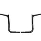 FBI 1-1/4" EZ Install Pointed Top Batwing Ape Handlebar 12" Black 905012-B-X