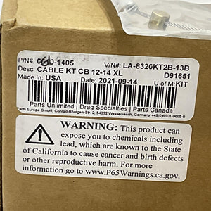 LA Choppers 2014-2021 XL 12"-14" Ape Handlebar Cable Install Kit LA-8320KT2B-13B