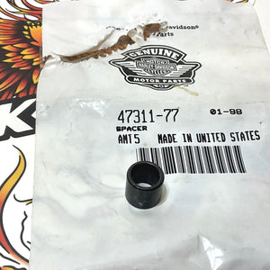 NOS Genuine Harley BLACK  MIRROR SPACER 7/16 47311-77