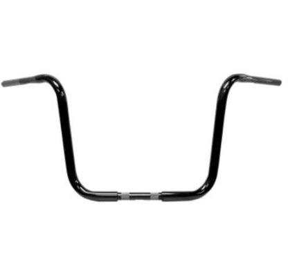 LA Choppers Harley 14" Ape 1.25" Hanger TBW Black 1" Clamp Handlebar LA-7310-14B