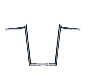 Wild 1 Harley 16" APE Chrome 1.25" Chubby Hooked 1" Clamp Area Handlebar WO586
