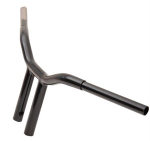 LA Choppers Kage Fighter Straight-Riser T bar Handlebar 10" Black LA-7337-10B