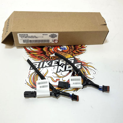 NOS Genuine Harley 2023 Up Touring 2pc Saddlebag Lighting Wire Harness 69203270