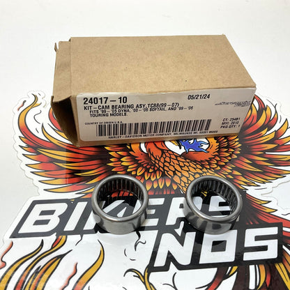 NOS Genuine 1999-2006 Twin Cam Harley Cam Bearings 24017-10
