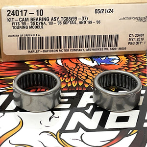 NOS Genuine 1999-2006 Twin Cam Harley Cam Bearings 24017-10