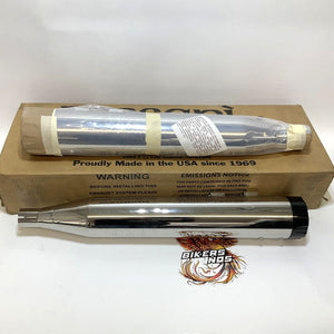 Bassani 2017-2024 Touring Exhaust 4-1/2" Slip-On Mufflers Chrome 1801-1773 1F745