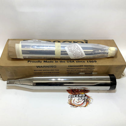 Bassani 2017-2024 Touring Exhaust 4-1/2" Slip-On Mufflers Chrome 1801-1773 1F745