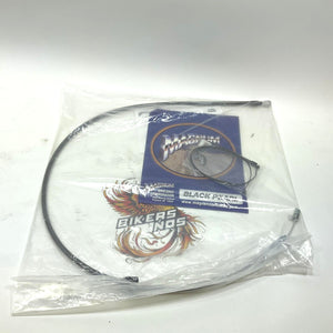 Magnum 2018-24 Harley Black Pearl Quick Connect Upper Clutch Cable 48" 423414HE
