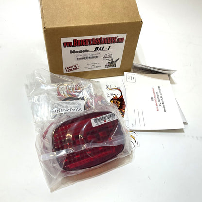 Bright Ass Lights Super LED Tail Light Harley Touring Dyna Softail XL BAL-1