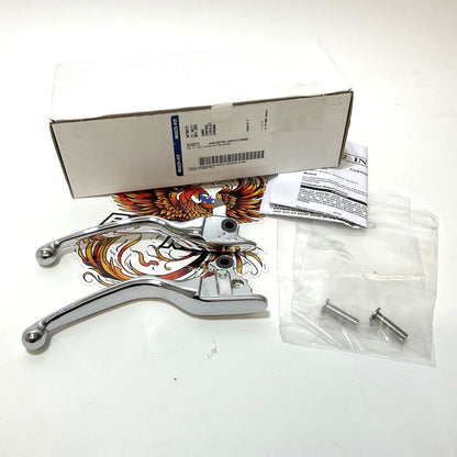 NOS Genuine Harley 2021-2025 Touring Chrome Hand Control Lever Kit 36700272