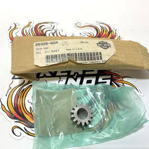NOS Genuine Harley Panhead Shovelhead Oil Pump Idler Gear 26326-62