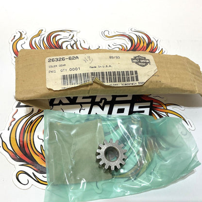 NOS Genuine Harley Panhead Shovelhead Oil Pump Idler Gear 26326-62