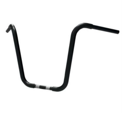 Khrome Werks 16" Harley 1.25" Fat Ape Hanger Black TBW 1" Clamp Handlebar 300833