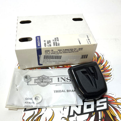 NOS Genuine Harley 2014 Up Tribal Brake Pedal Pad 42008-09