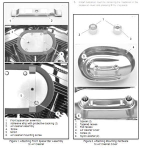 NEW Genuine Harley Sportster Air Cleaner Adapter Kit 29848-04