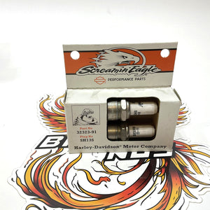 NOS Genuine Harley 1982-1984 Shovel Screamin Eagle Spark Plugs SH13S 32323-91