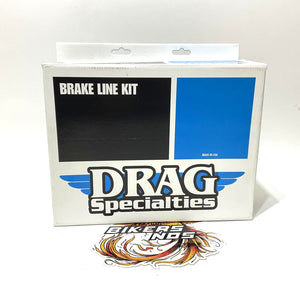 Drag Specialties 2008-2010 Softail Stainless Steel 43-5/8" Brake Line 1741-2945