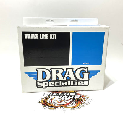 Drag Specialties 2008-2010 Softail Stainless Steel 43-5/8" Brake Line 1741-2945