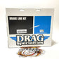 Drag Specialties 2008-2010 Softail Stainless Steel 43-5/8" Brake Line 1741-2945