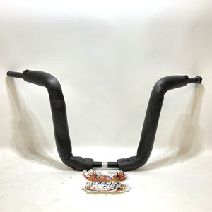 NEW Wild1 14" Ape Hanger Harley 1.25" Chubby TBW Black 1" Clamp Handlebar WO572B