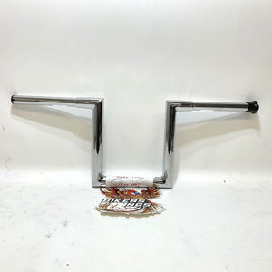 LA Choppers 10" Narrow Z Bar 1.25" Old School Ape 1" Handlebar Chrome LA-7307-10