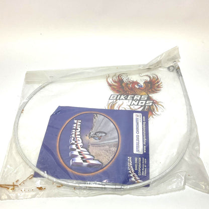 Magnum 2004-2021 Sportster Braided Sterling Clutch Cable 55-1/4" 3225HE