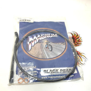 Magnum Shielding 36" Front Brake Line 7/16"-35° Black Pearl 1741-3720 AS47936