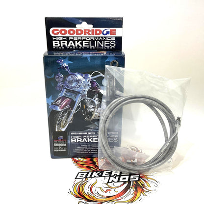 Goodridge 2014-2020 Touring 74" Hydraulic Clutch Line +6" Apes HD82127-1CCH+6