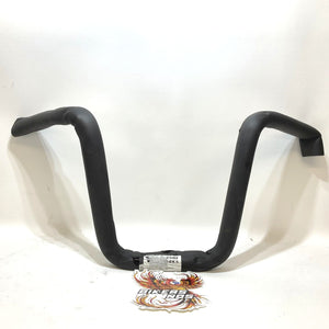 Khrome Werks 16" Harley 1.25" Fat Ape Hanger Black TBW 1" Clamp Handlebar 300833