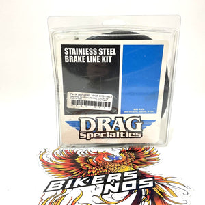 Drag Specialties 78-1/8" Hydraulic Clutch Line +8" Apes 2017-'20 FLTRX 0661-0030