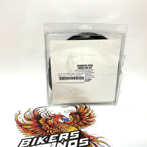 Drag Specialties 72-1/4" Hydraulic Clutch Line +2" Apes 2017-2020 FLTR 0661-0024