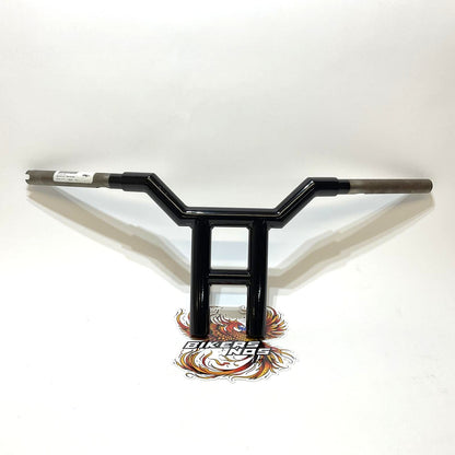 10" Tall Harley Road Glide TBW 1.25" T-bar Black Handlebars SF-3310AG