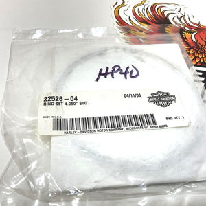 NOS Genuine Harley Twin Cam 4.060" Piston Rings 22526-04
