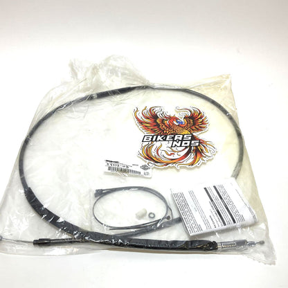 Harley 2006-2017 Softail Dyna Touring Diamond Black Clutch Cable 70.69" 38973-10