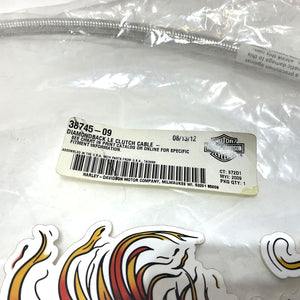NOS Genuine Harley 2005-2009 XL883L Diamondback 57.25" Clutch Cable 38745-09A