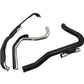 Cobra Powerport 2017up Harley Trike Dual Headpipes Header Raven Black 6256RB