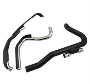 Cobra Powerport 2017up Harley Trike Dual Headpipes Header Raven Black 6256RB