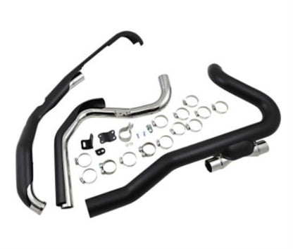 Cobra Powerport 2017up Harley Trike Dual Headpipes Header Raven Black 6256RB