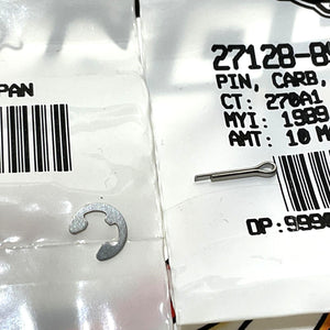 NOS Genuine Harley 1984-2006 Carburetor Pin And E Clip 27124-89 27128-89